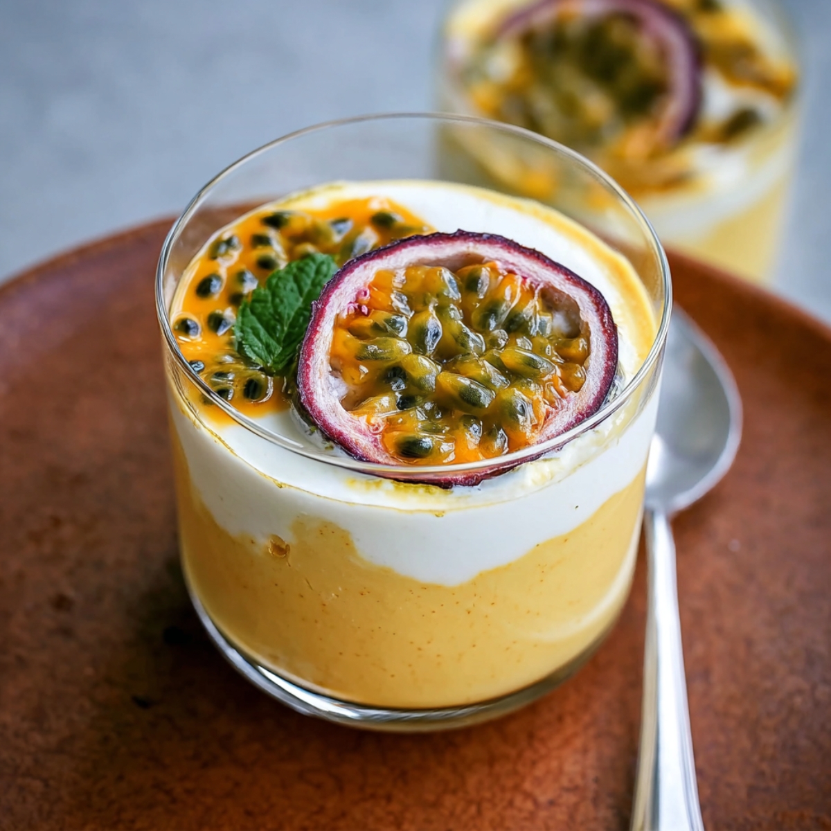 Sweet Brazilian Passion Fruit Mousse
