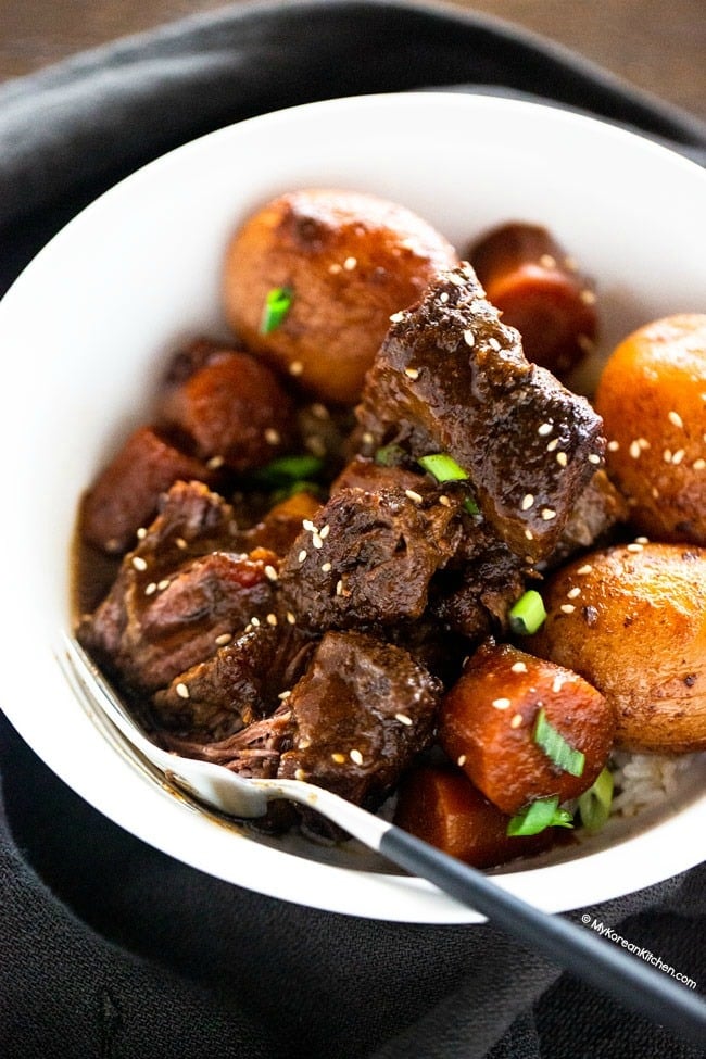 Korean-Style Beef Short Rib Stew
