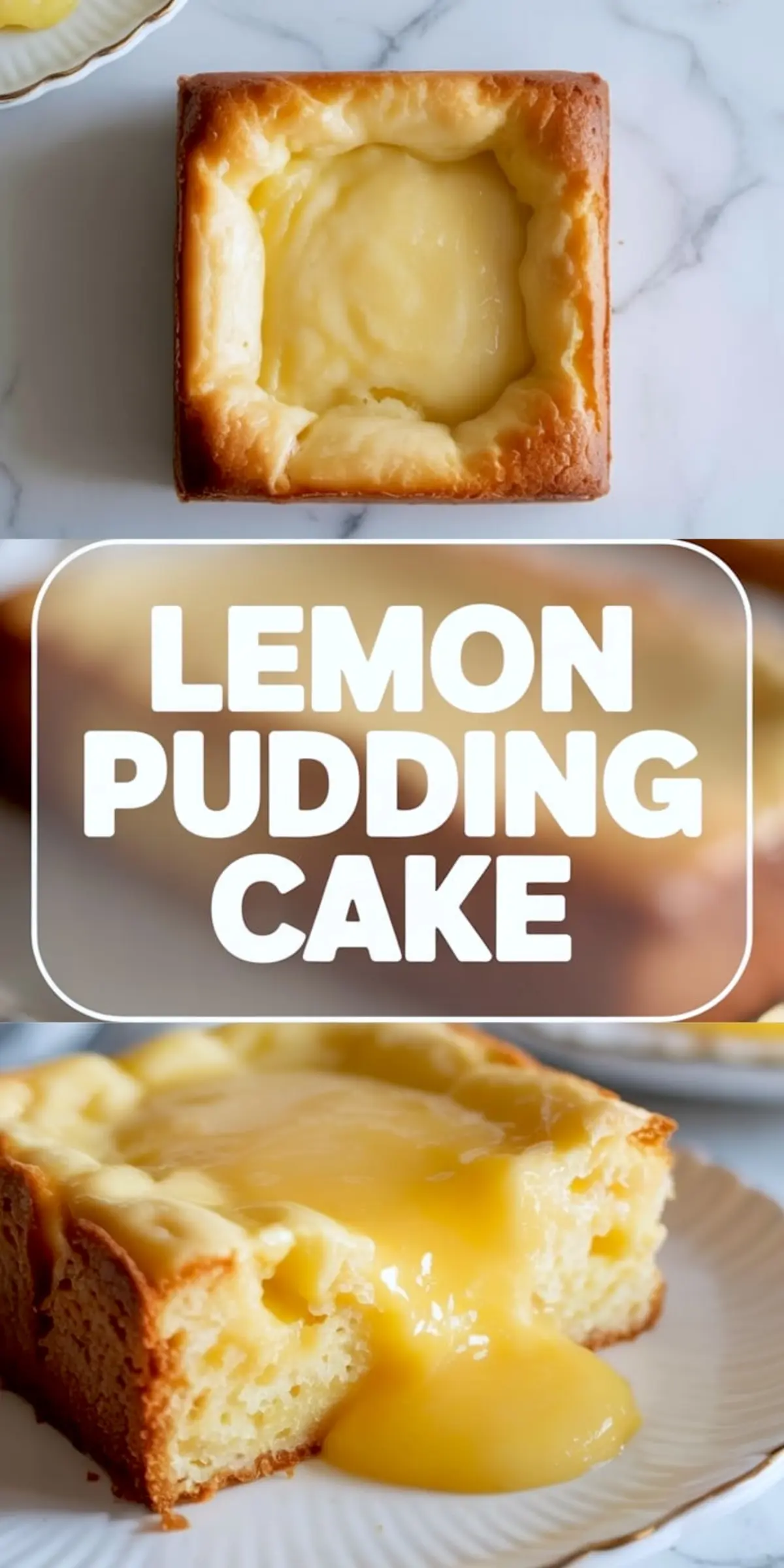 French-Style Lemon Pudding Cake
