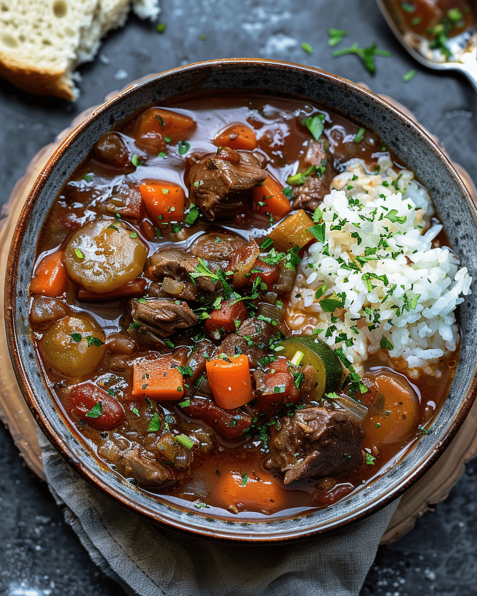 Slow-Cooked Beef and Vegemite Stew