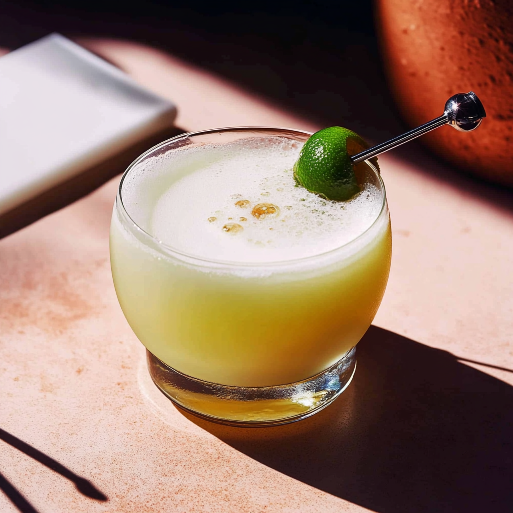 Smoky Honey Mezcal Sour