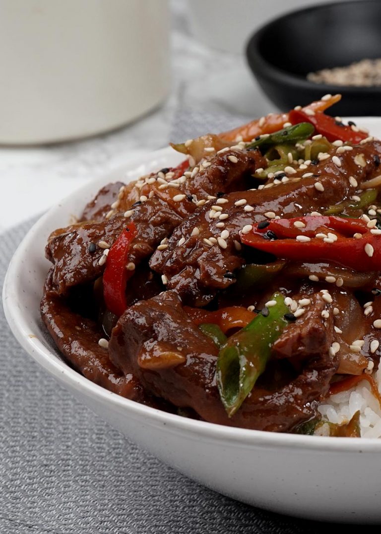 Spicy Korean-Inspired Beef Stir-Fry with Regional Gochujang Sauce
