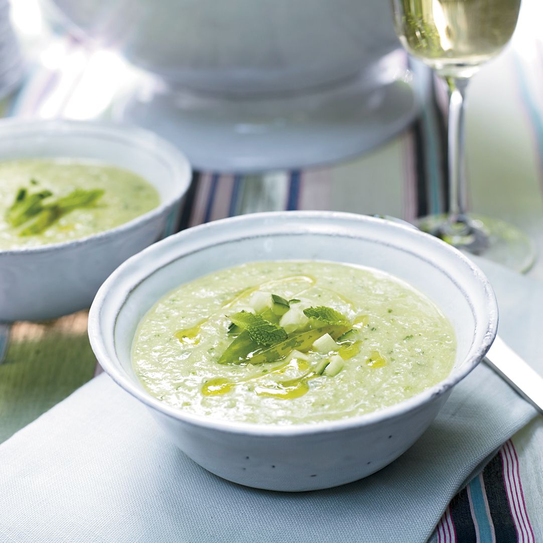 Green Zebra Tomato & Cucumber Gazpacho