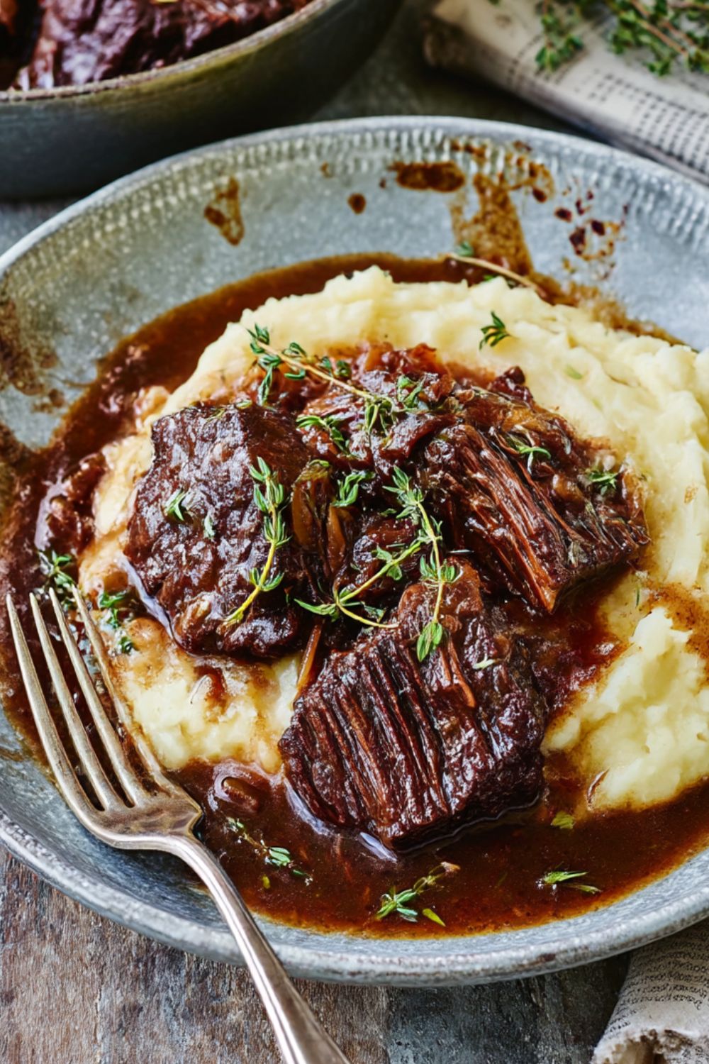 Slow-Cooked Beef Cheeks with Red Wine and Wattleseed