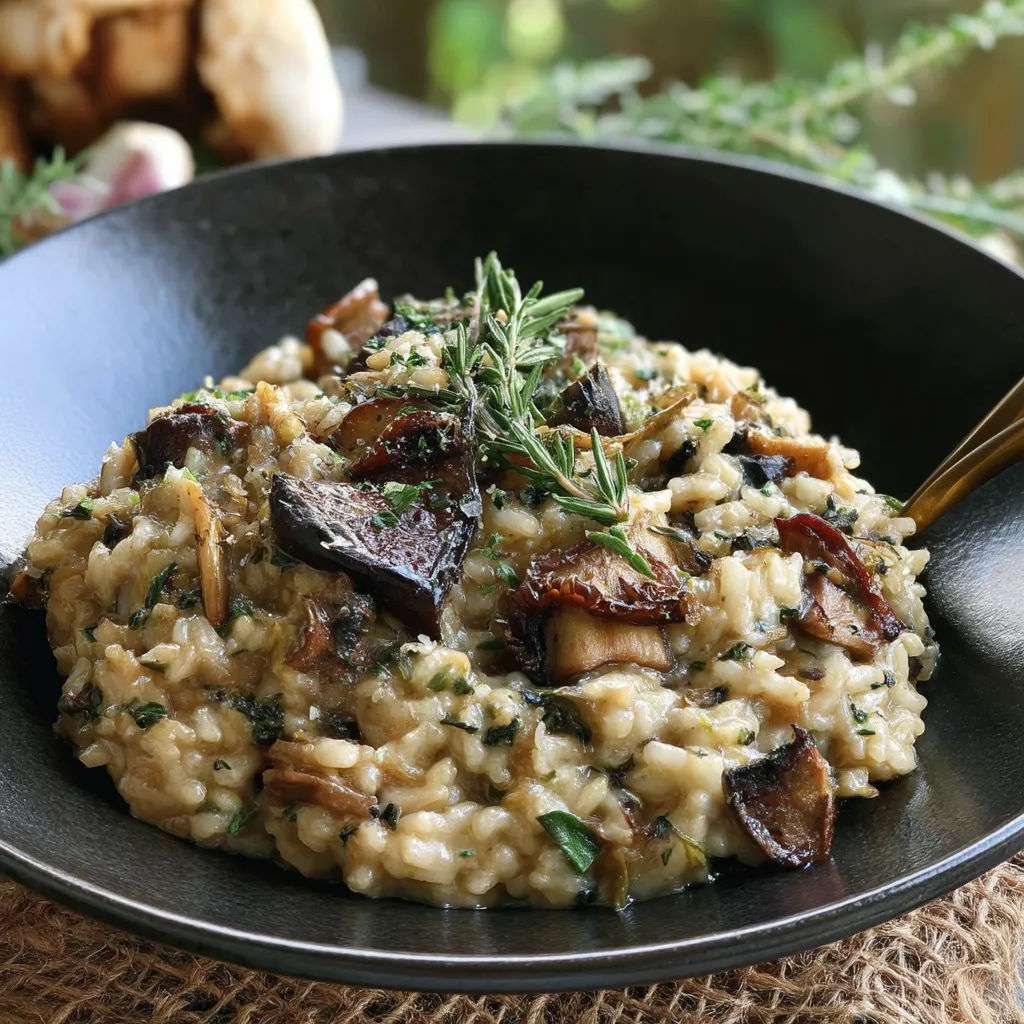 Sauteed Regional Wild Mushroom and Herb Risotto