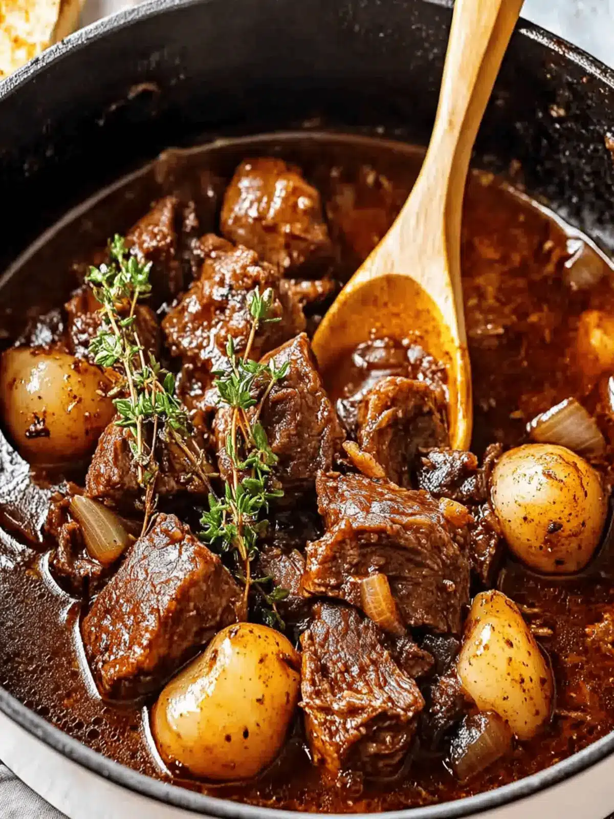 Slow-Cooked Greek Beef Stifado with Red Wine and Cinnamon