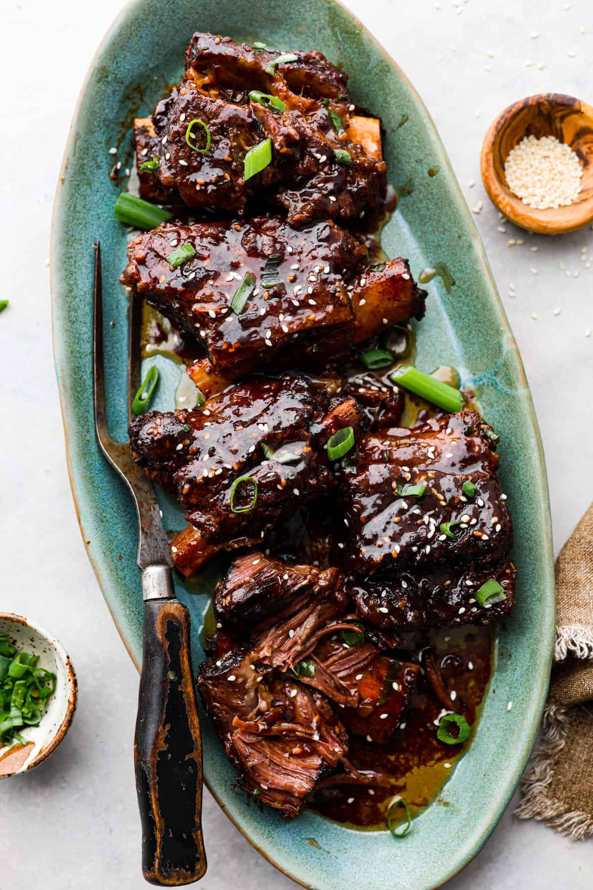 Spicy Korean-Style Braised Beef Short Ribs