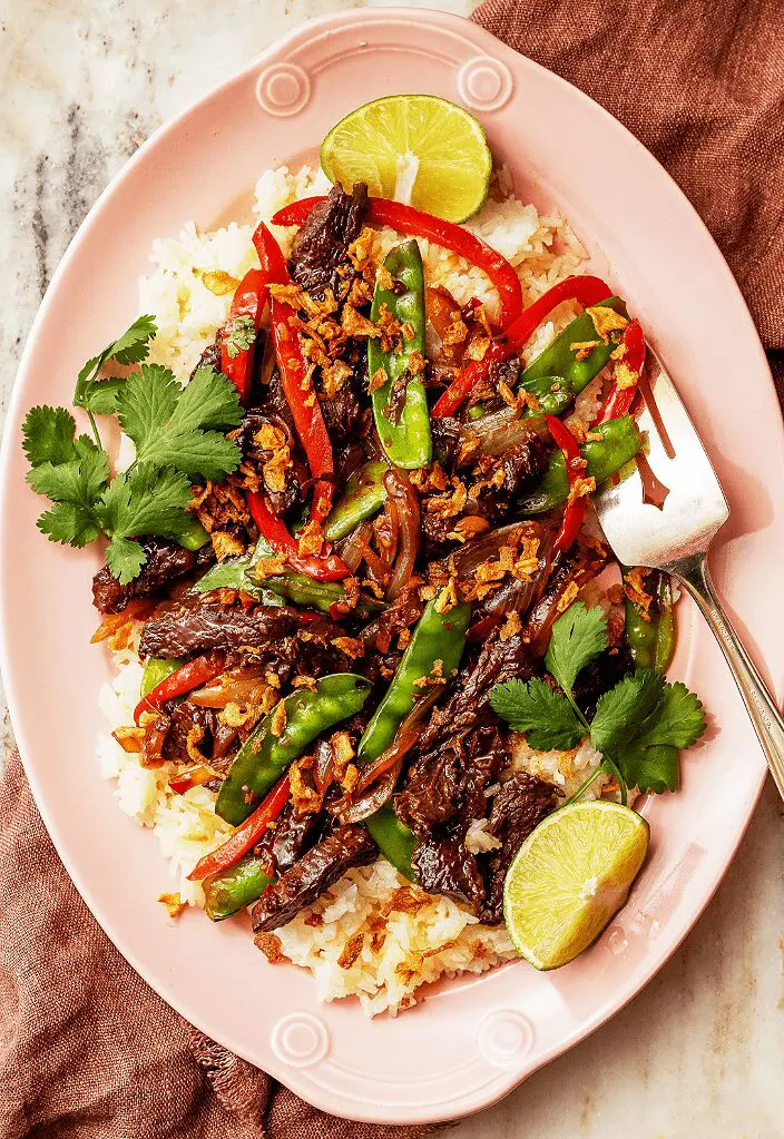 Southeast Asian Lemongrass Beef Stir-Fry