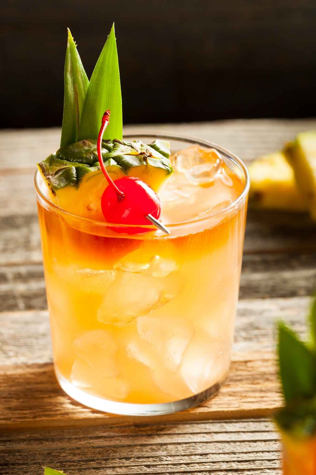 Tropical Mai Tai with Double Rum and Spiced Orgeat