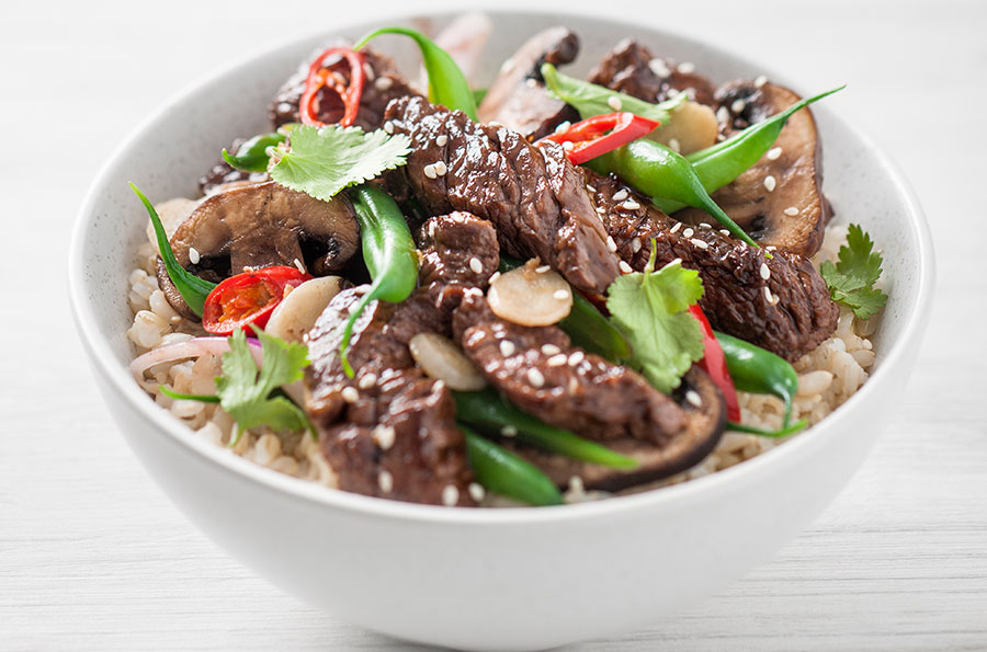 Spiced Kangaroo Stir-Fry with Wattleseed and Seasonal Vegetables