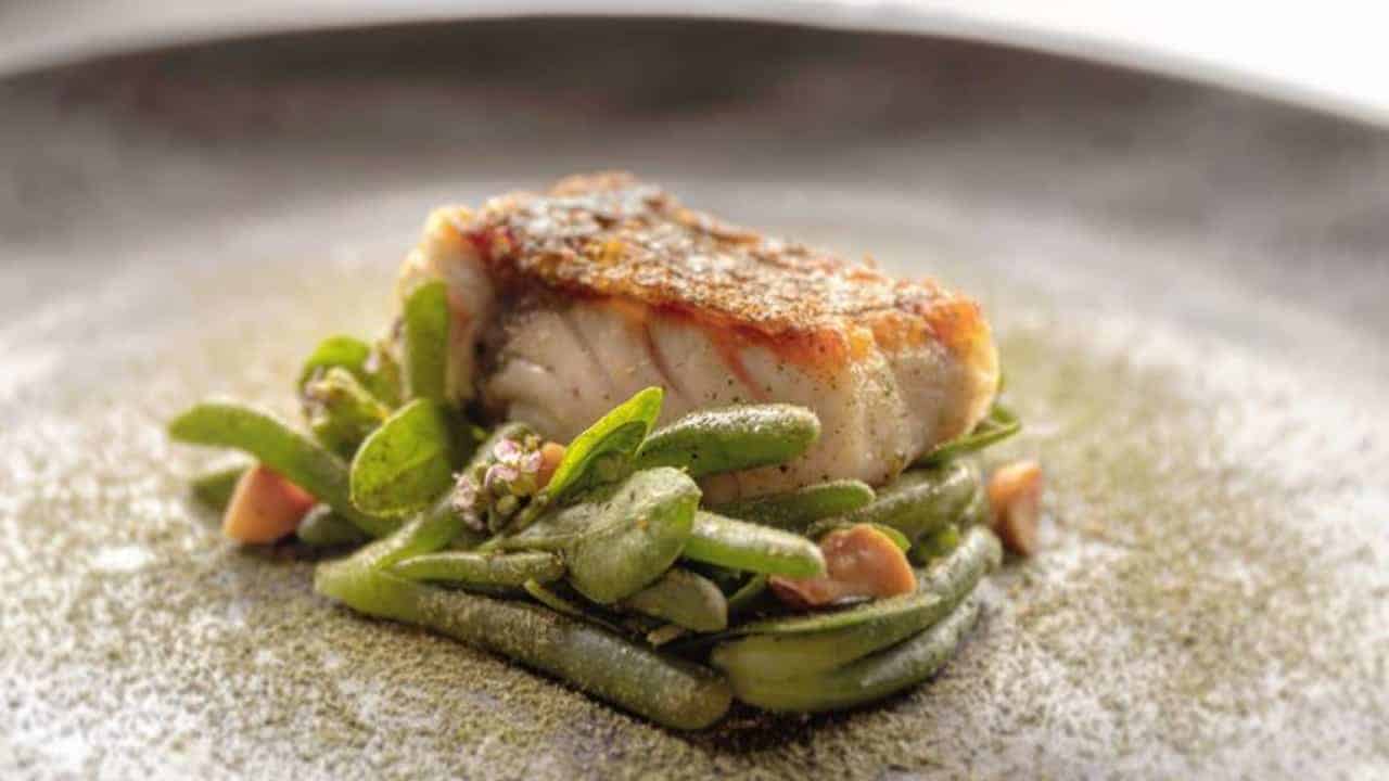 Slow-Cooked Barramundi with Lemon Myrtle and Bush Tomato Sauce