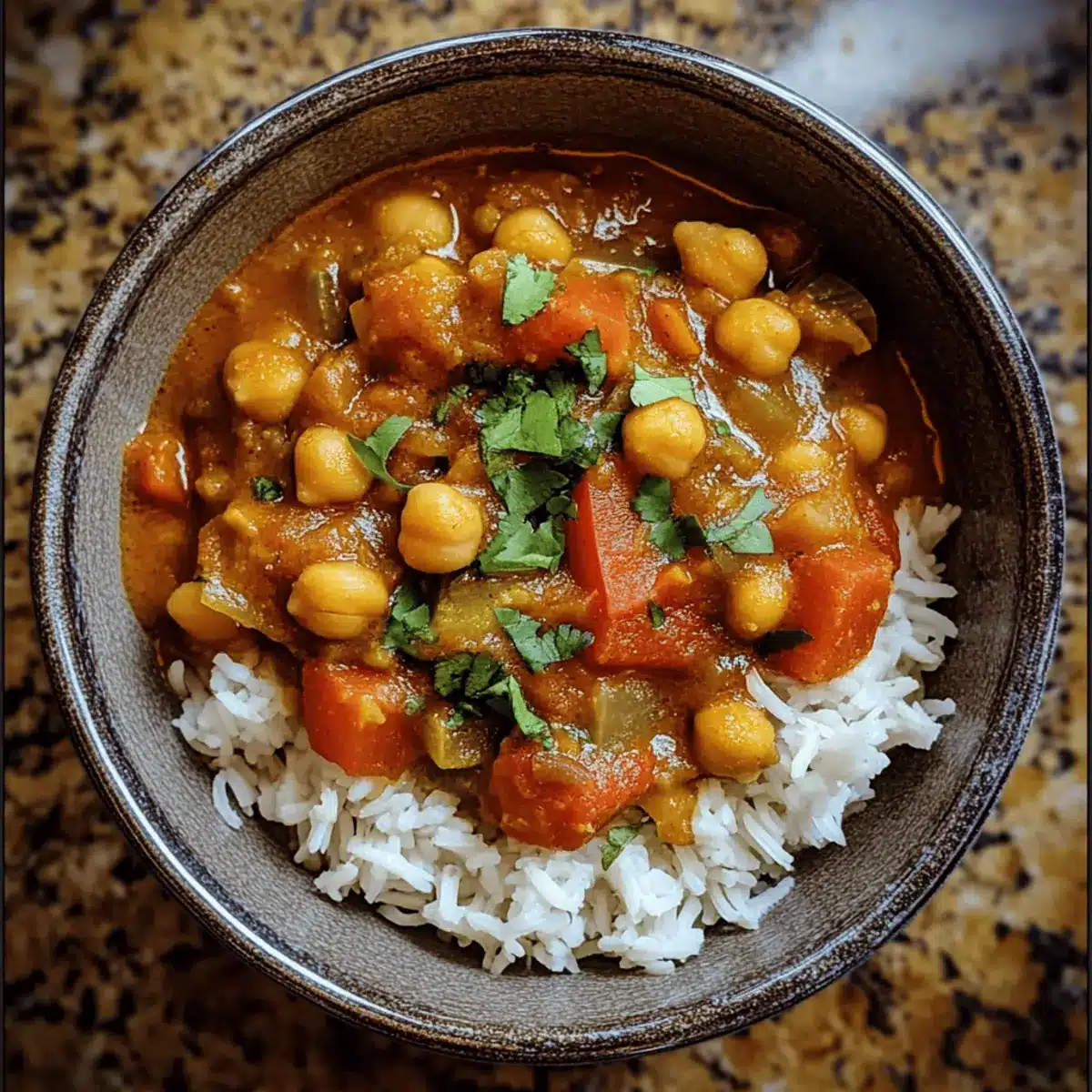 Half-Cup Chickpea and Vegetable Curry
