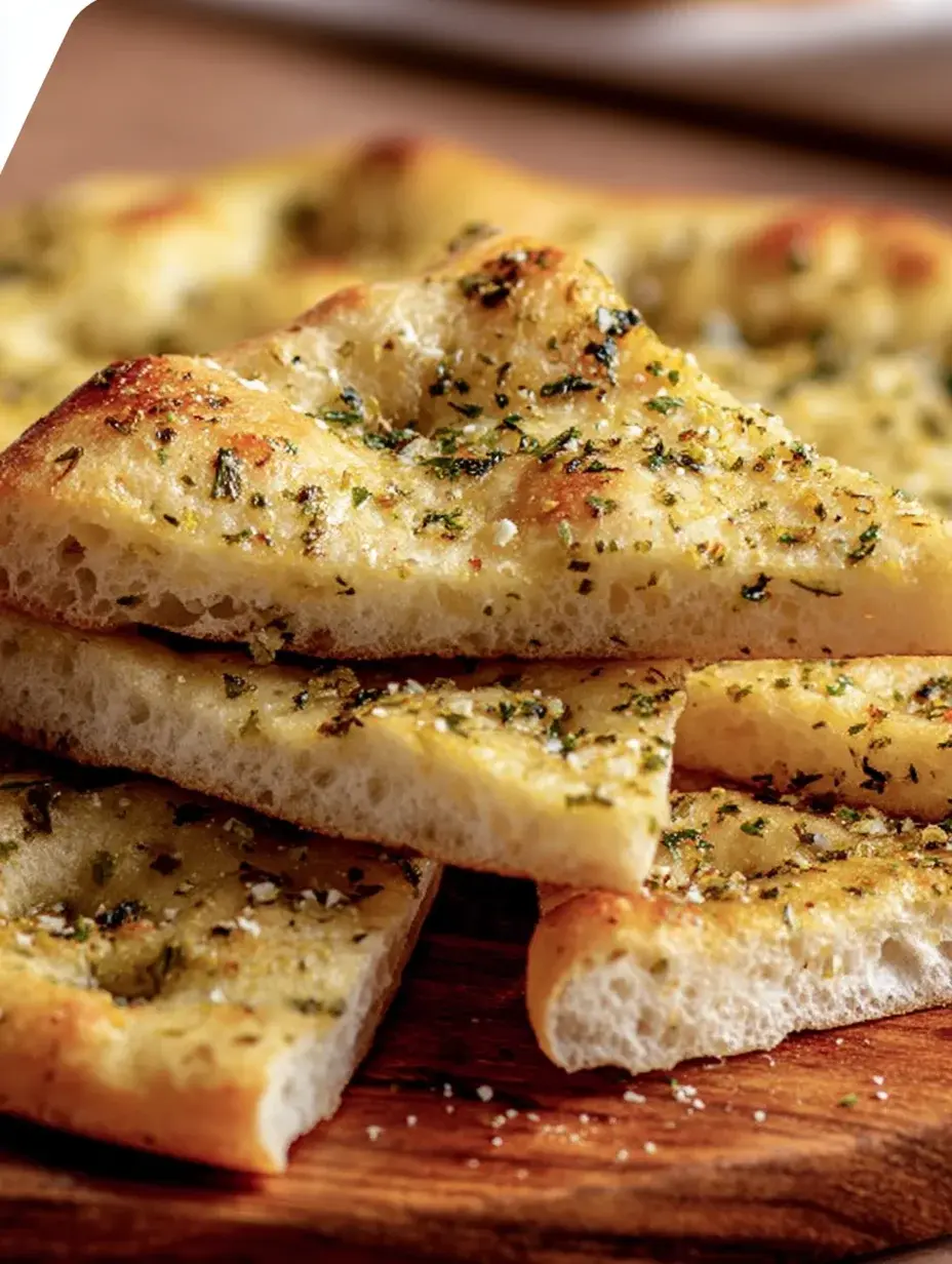 Regional Wheat Flatbread with Garlic and Oregano