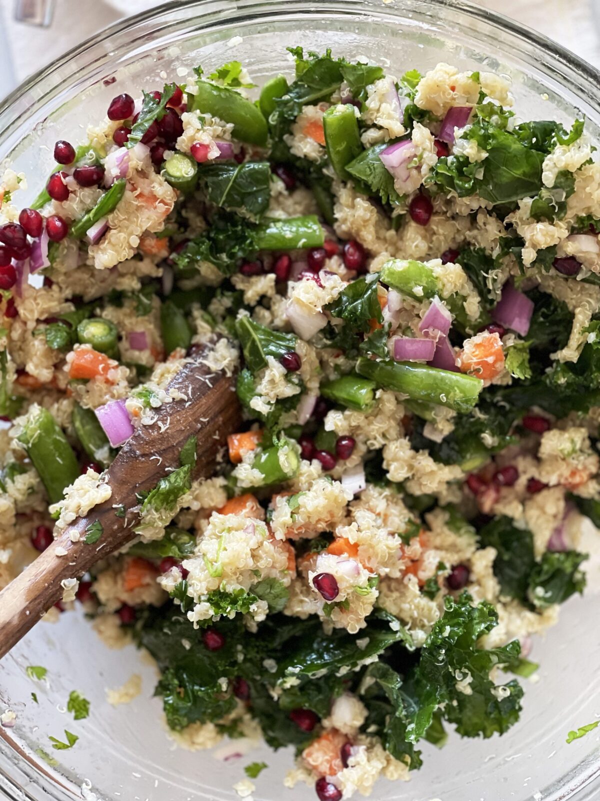 High-Yield Savings Salad with Crunchy Quinoa and Citrus Vinaigrette