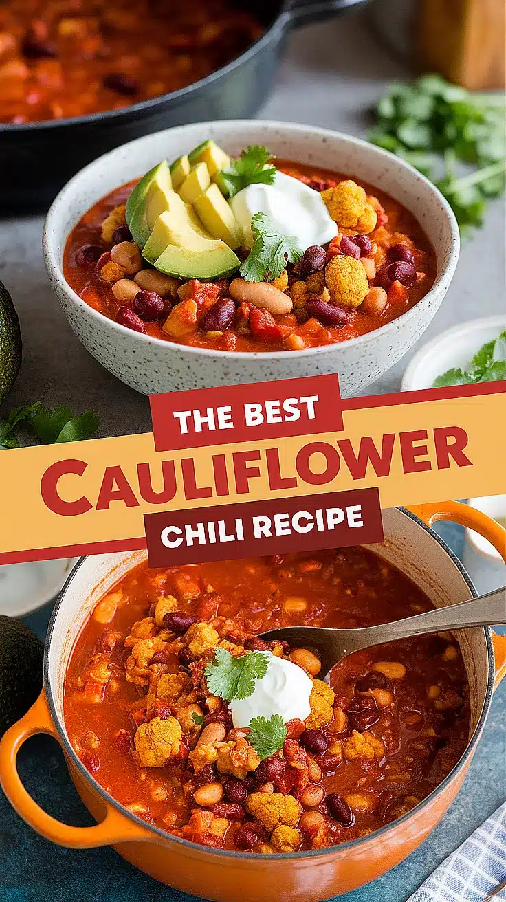 One-Pot Spicy Pork and Cauliflower Chili