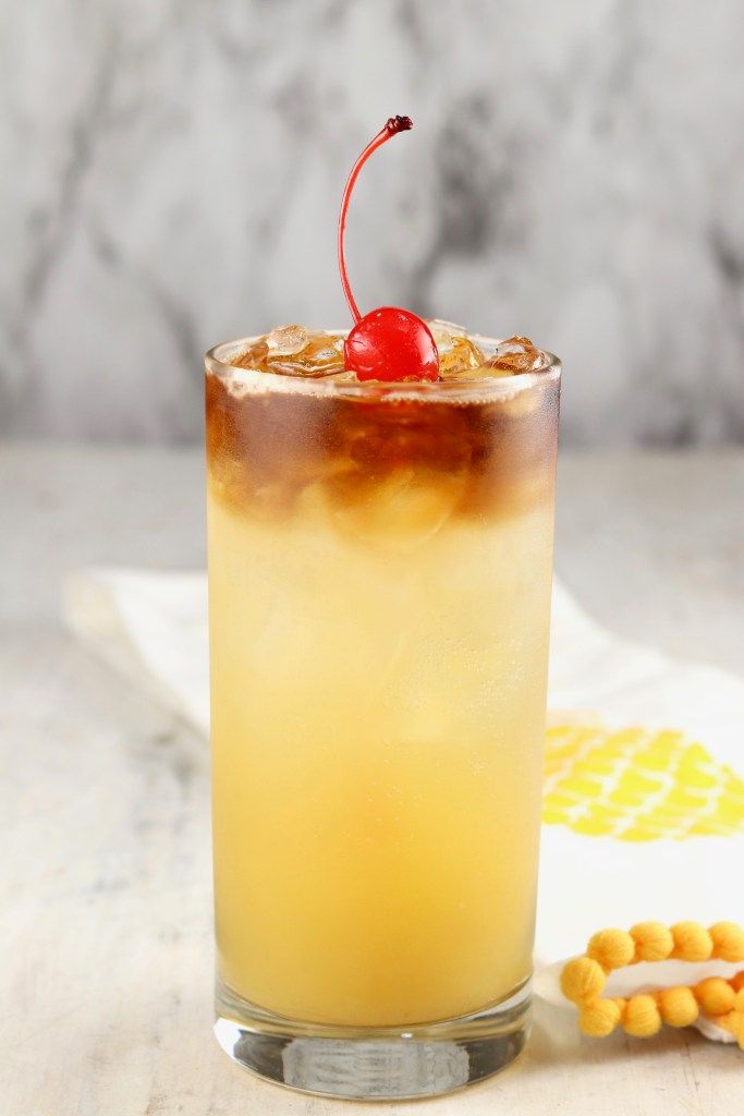 Spiced Pineapple Rum Collins