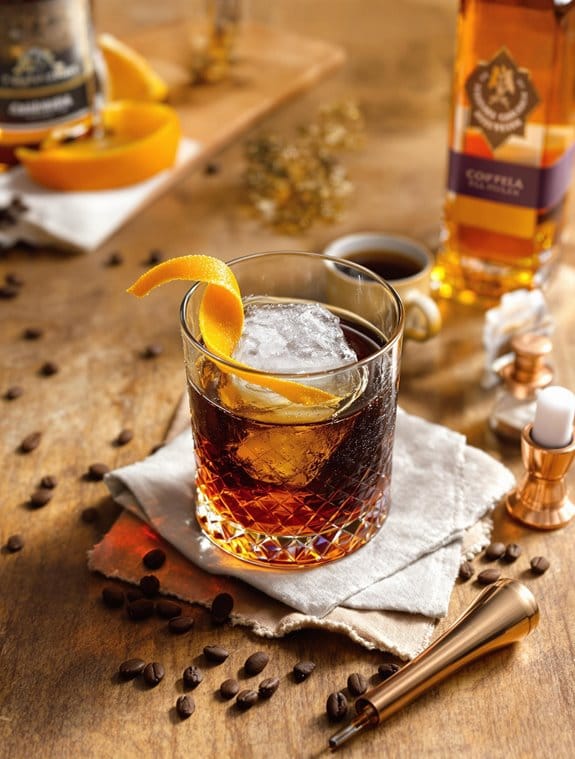 Coffee-Infused Bourbon Old Fashioned