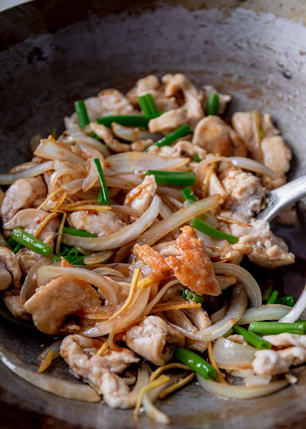 Burmese-Inspired Chicken and Ginger Stir Fry