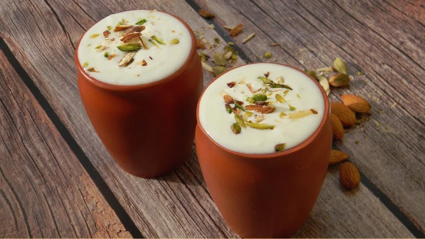 Amritsari Peda Lassi with Cardamom