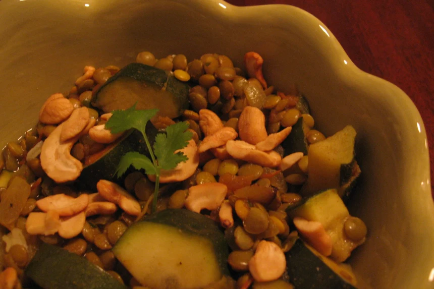 Spicy Peanut Lentil Stew