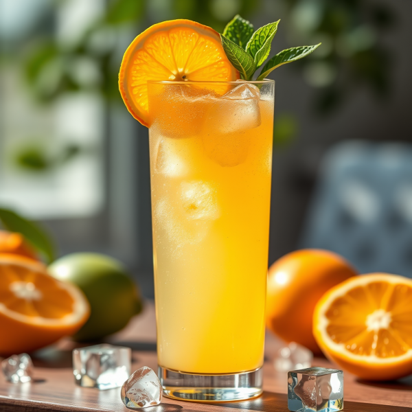 Citrus-Ginger Tech Sparkler