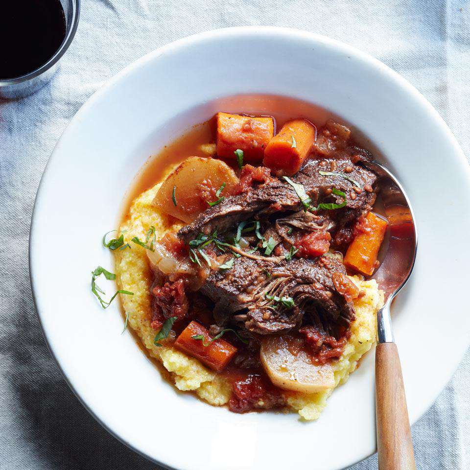 Slow-Cooked Beef and Turnip Stew with Rosemary