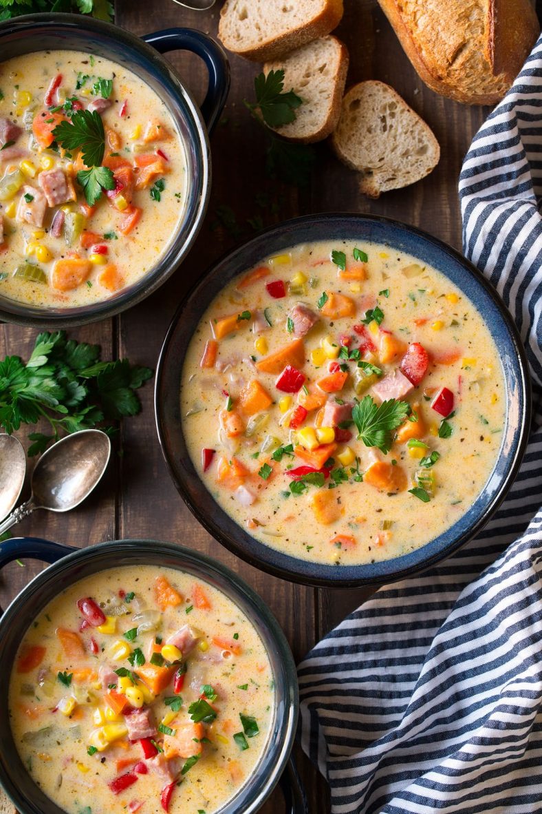 Roasted Streetcar Suburb Sweet Corn and Potato Chowder