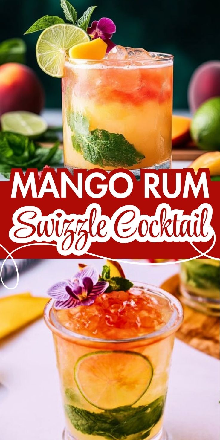 Spiced Mango Rum Sour