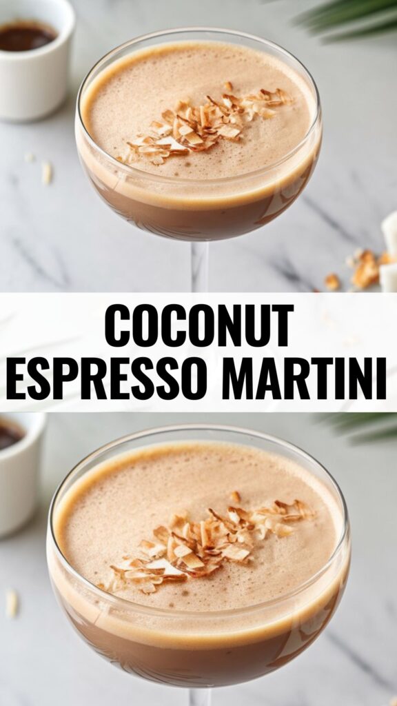 Velvety Coconut Espresso Martini
