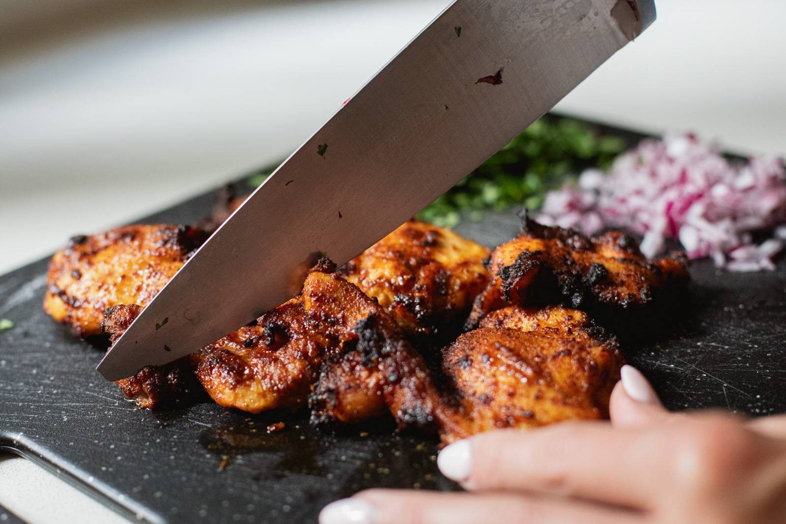 Oven-Roasted Chicken Thigh Tacos with Homemade Spice Rub