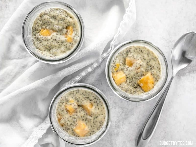 Coconut-Lime Chia Pudding with Passion Fruit Drizzle