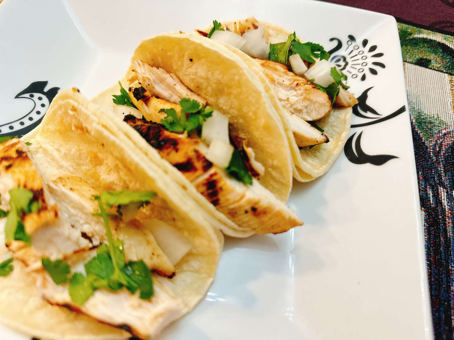 Grilled Citrus-Marinated Pork Tacos with Pickled Onions