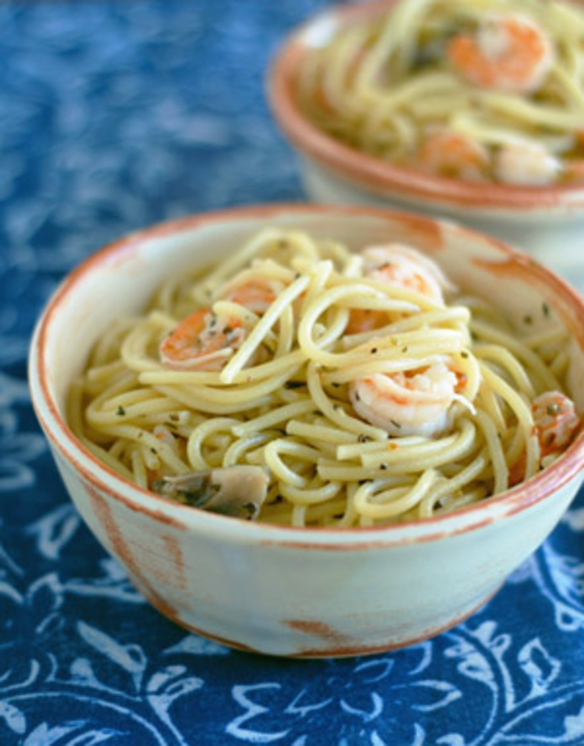 The Best Pan-Seared Garlic Shrimp Pasta