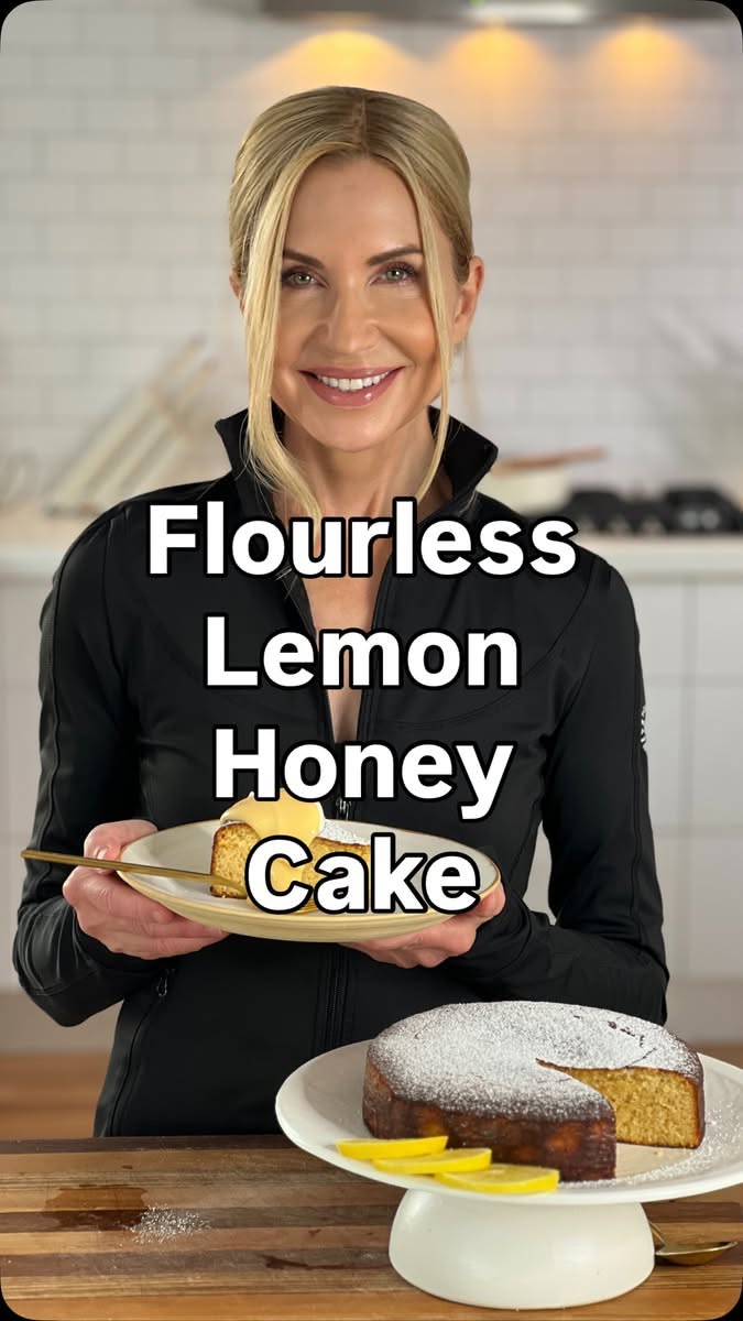Gluten-Free Lemon Almond Cake with Honey Syrup