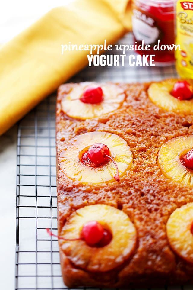 Upside-Down Pineapple Yogurt Cake