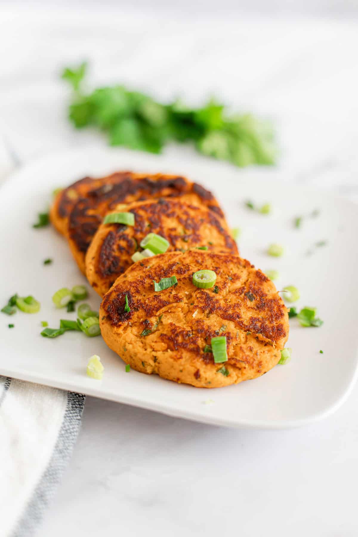 Macadamia-Crusted Sweet Potato Cakes with Lemon Myrtle Aioli