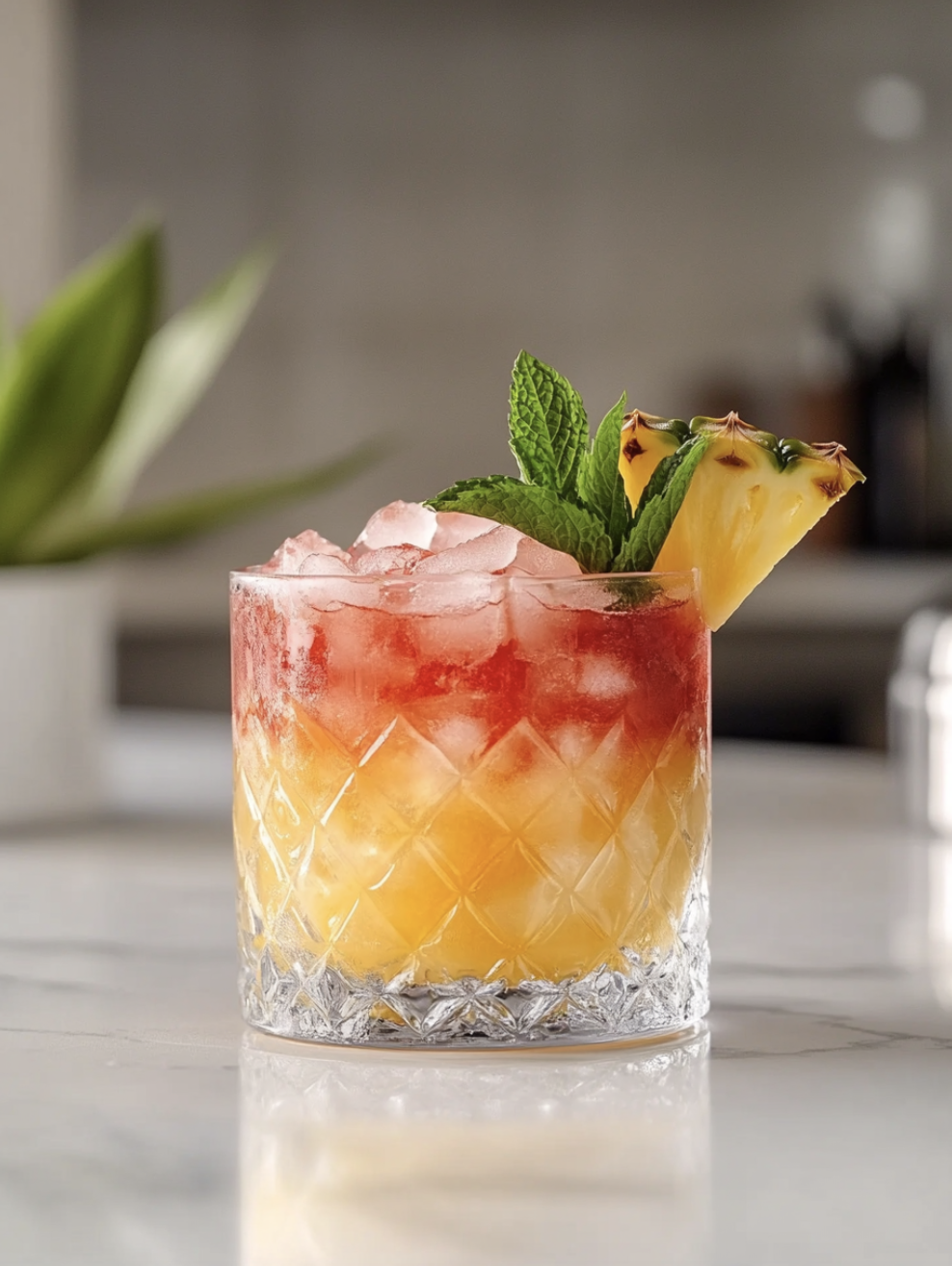 Caramelized Pineapple Rum Sour