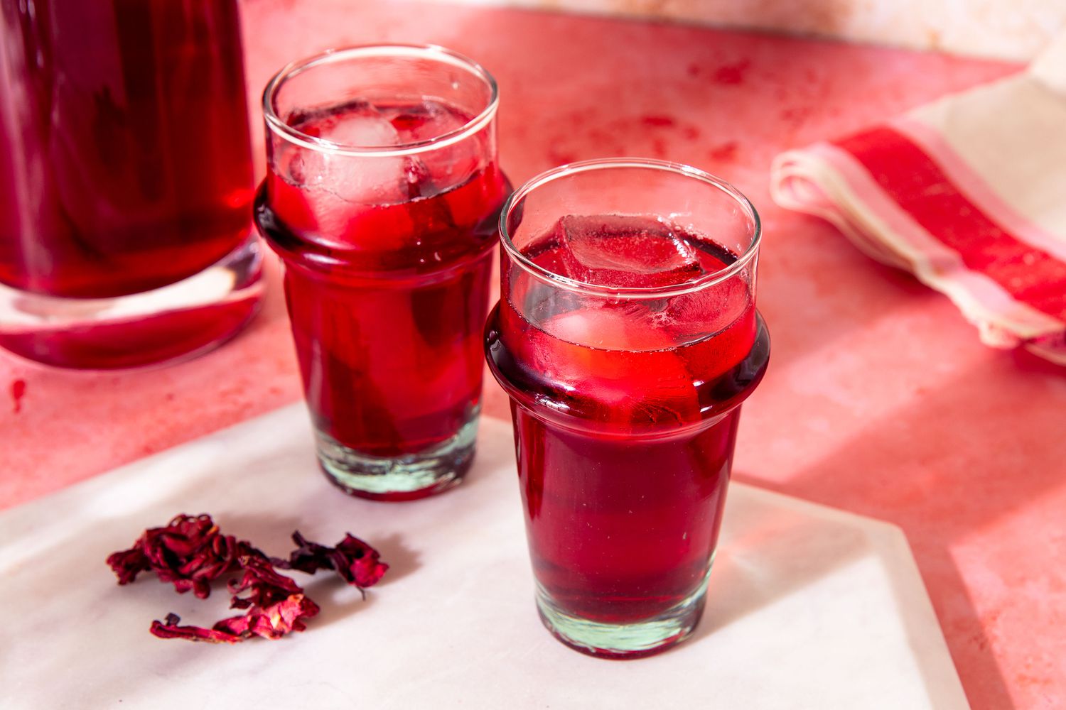 Hibiscus and Lime Agua Fresca
