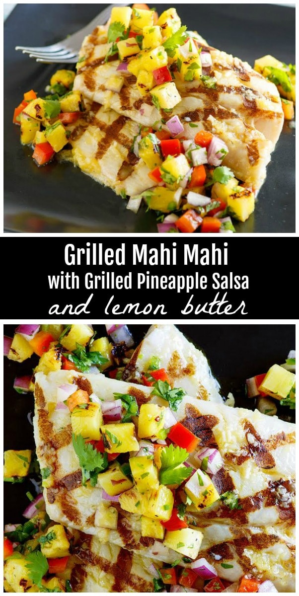 Seared Mahi-Mahi with Pineapple and Mango Salsa