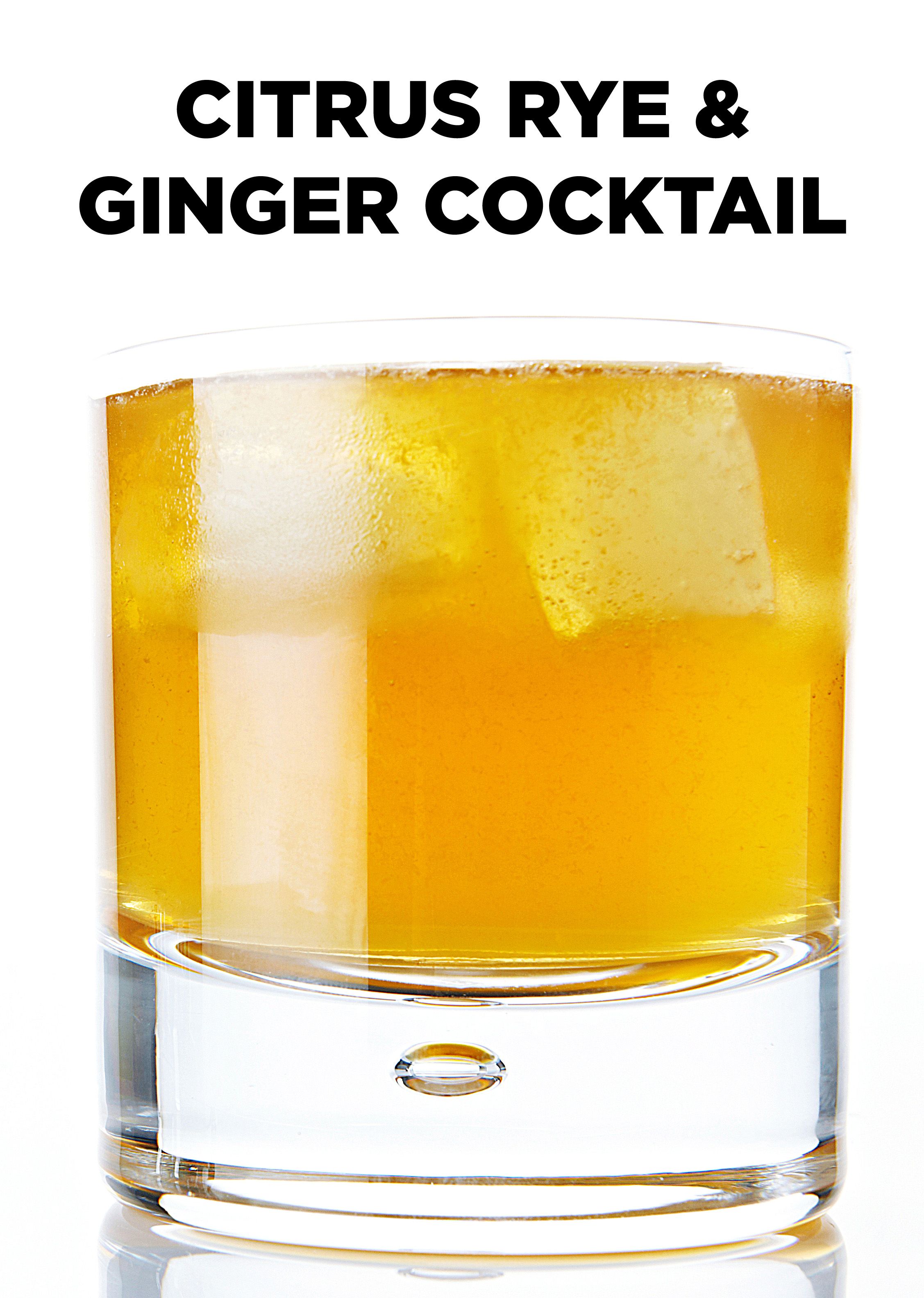 Citrus Ginger Rye Manhattan