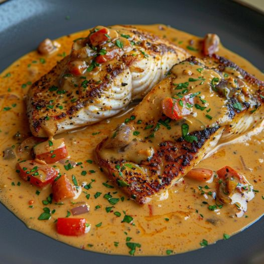 Pan-Seared Texas Redfish with Creole Butter Sauce