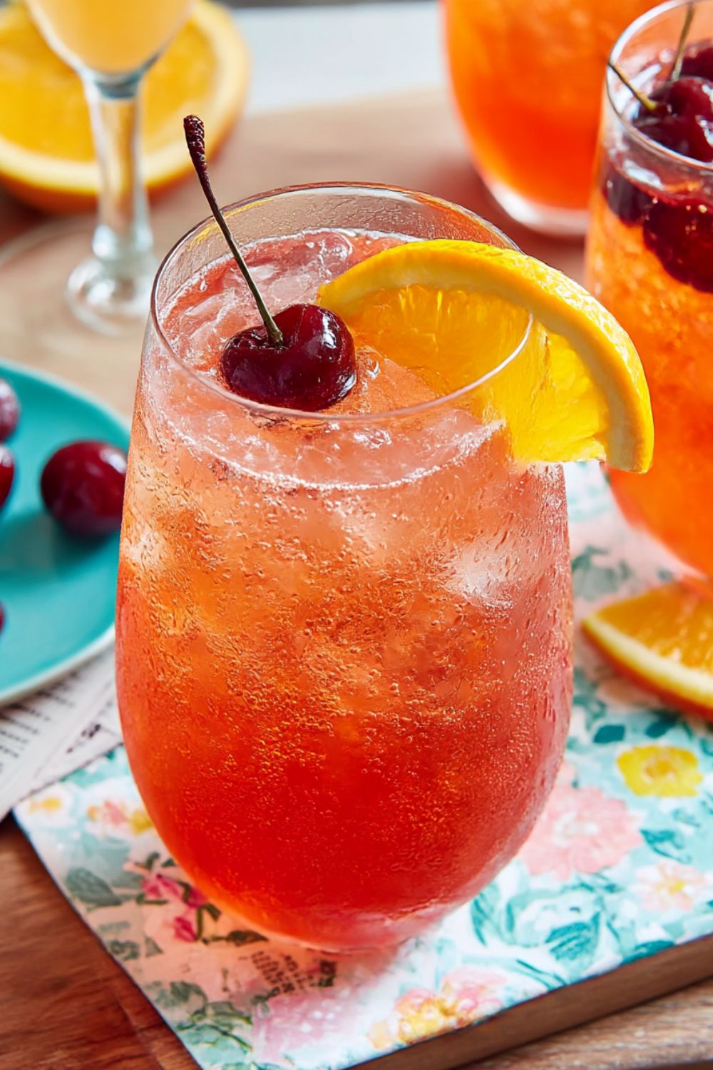 Campari and Orange Blossom Sparkling Spritz
