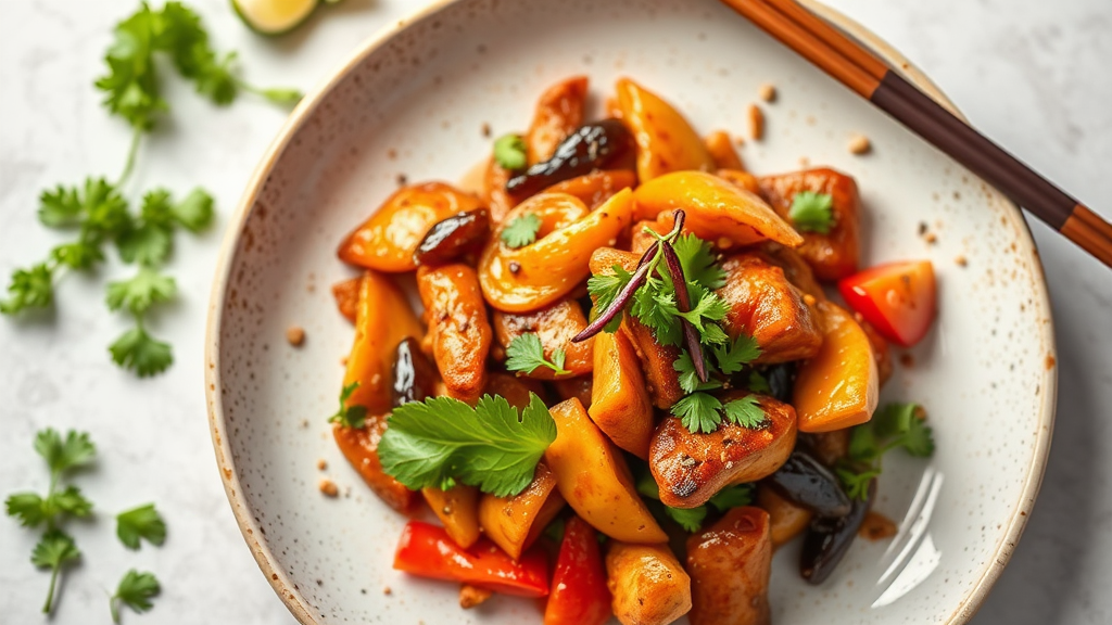 Kangaroo Stir-Fry with Bush Tomato and Native Pepper