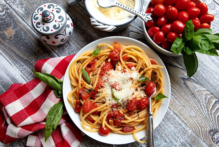 Italian One-Pot Tomato Basil Orzo