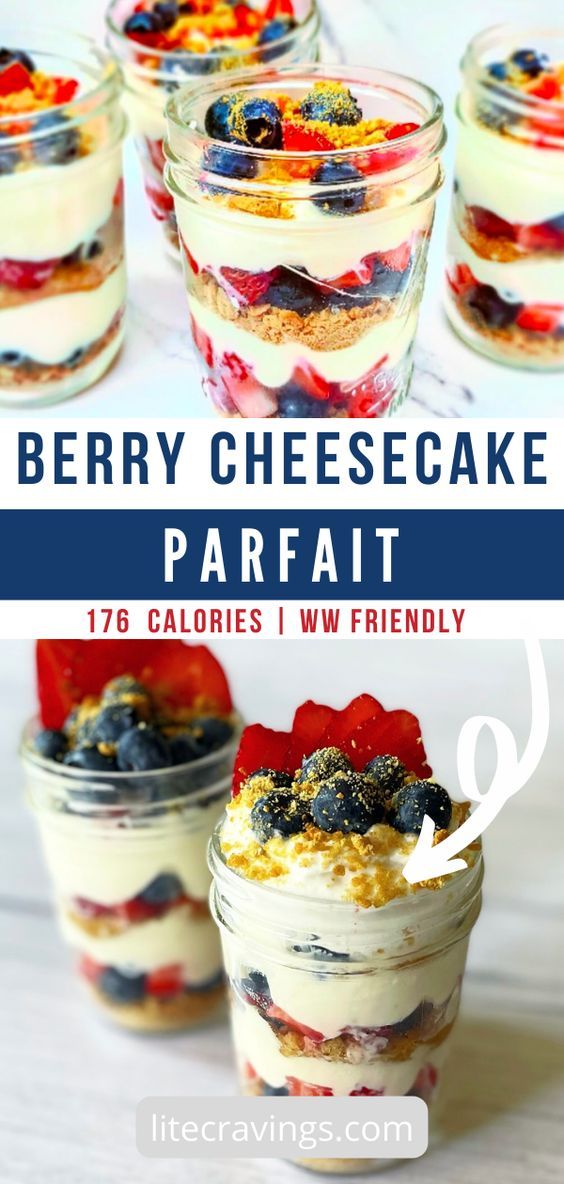 Quick No-Bake Berry Yogurt Parfaits