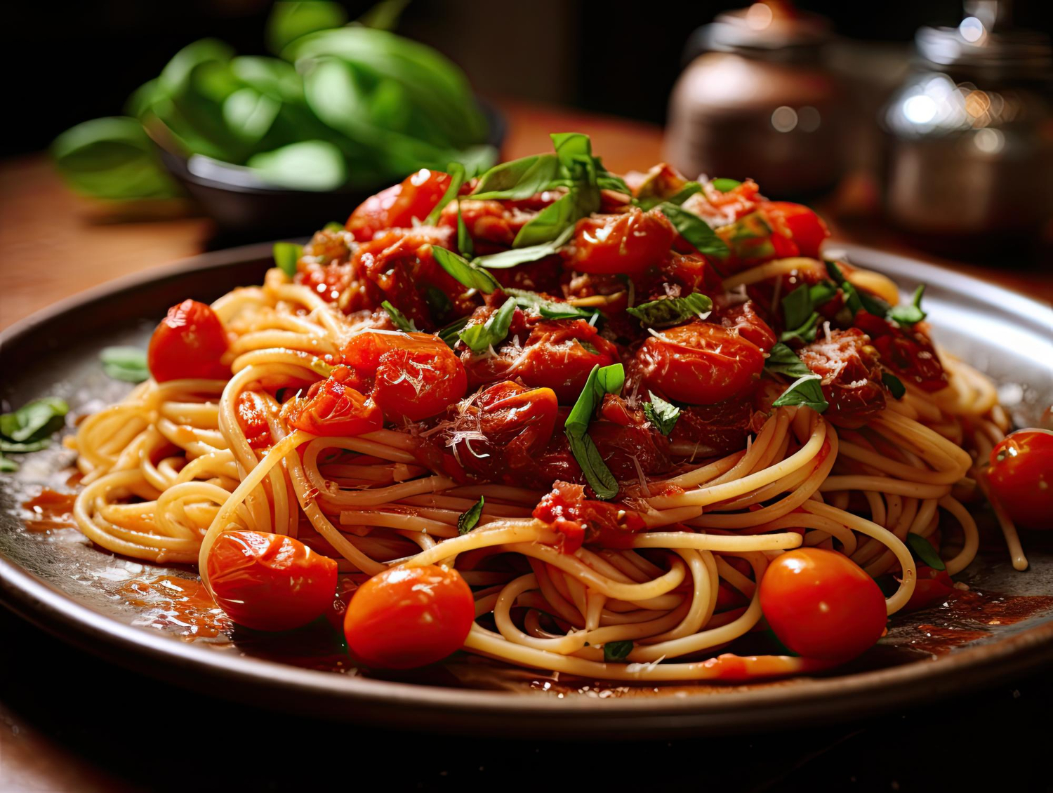 Italian Sautéed Shrimp with Garlic, White Wine, and Cherry Tomatoes