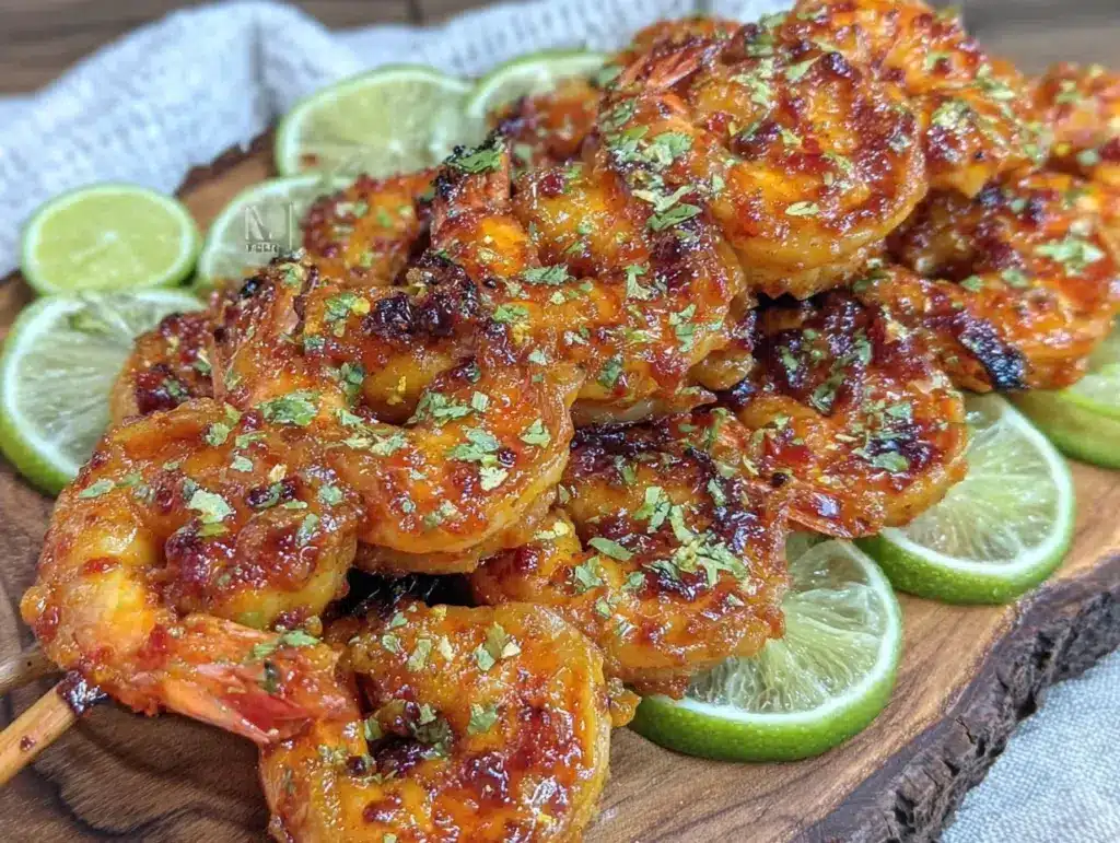 Chile-Lime Grilled Shrimp Skewers