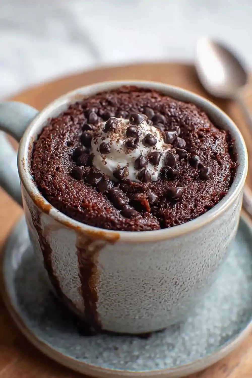 Quick Flourless Chocolate Mug Cake