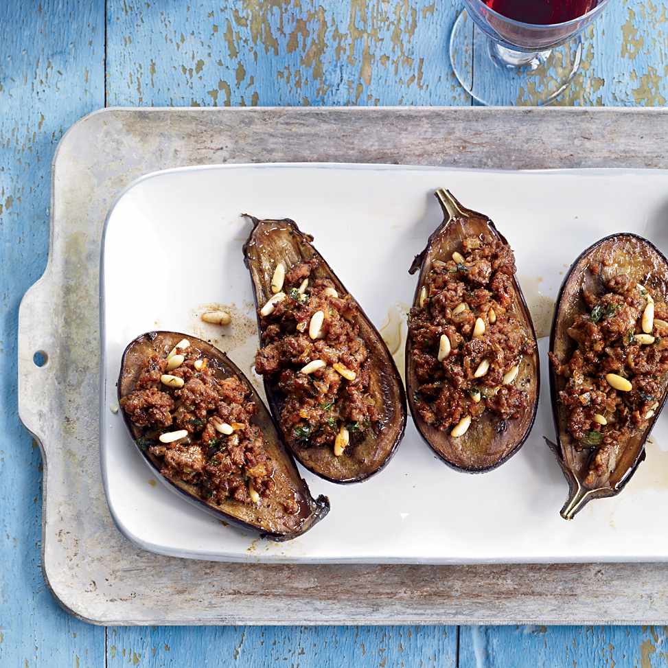 Slow-Simmered Syrian Lamb Stew with Eggplant and Pine Nuts