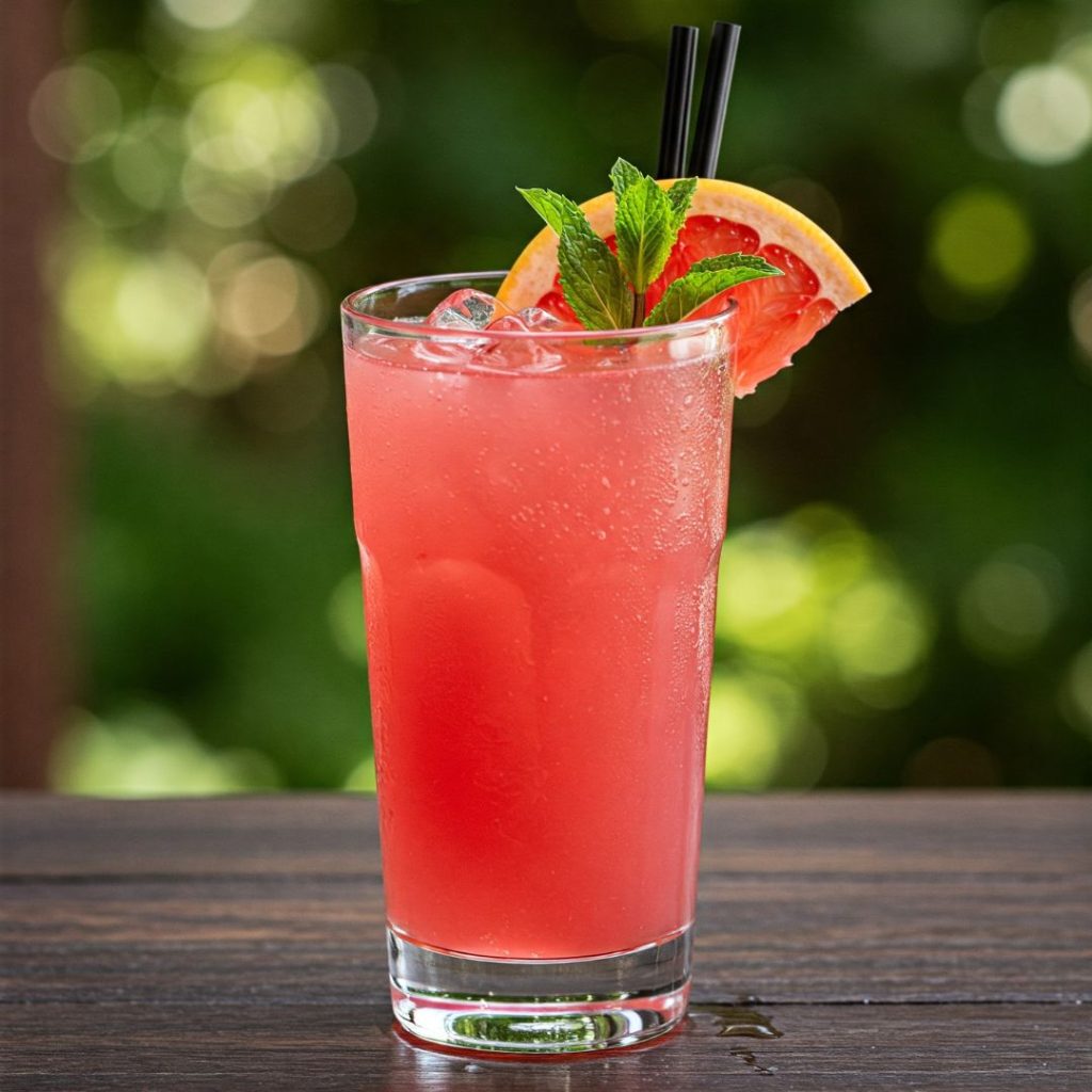 Tequila Citrus Spark with Grapefruit and Soda